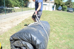 demonter une structure gonflable