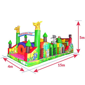 Parcours Gonflable Zoo