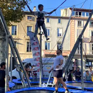 Location Trampoline à Elastiques